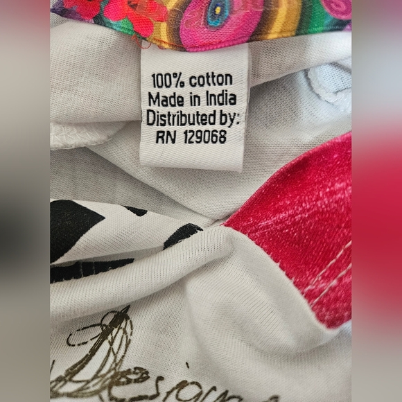 Desigual Patchwork Cotton Mini Dress Size 6 Boho Art Print Embroidered - Picture 7 of 11